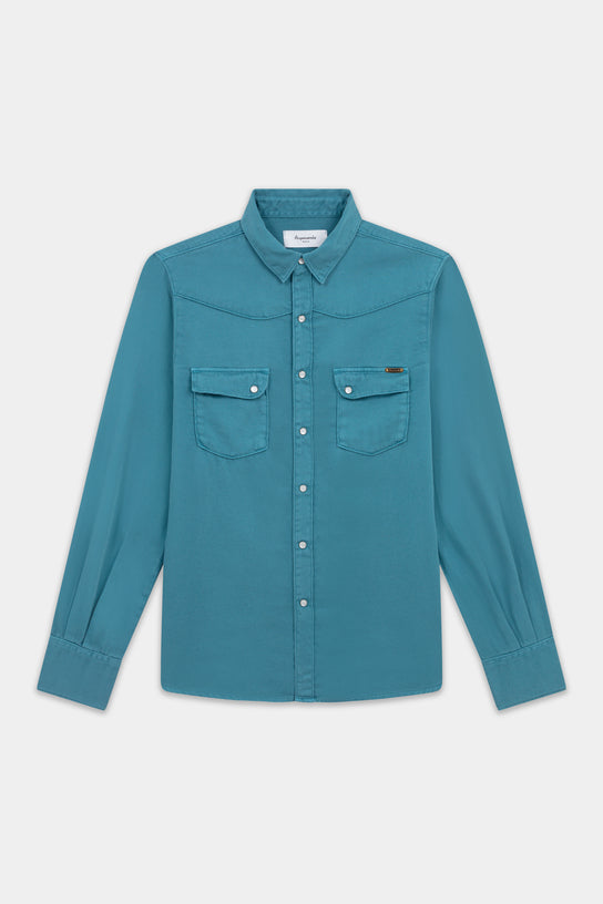 Acquaverde Chemise Clyde - Turquoise
