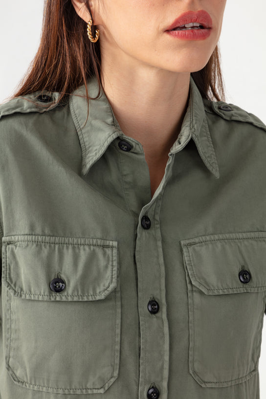 Acquaverde Chemise Cruise - Military Kaki