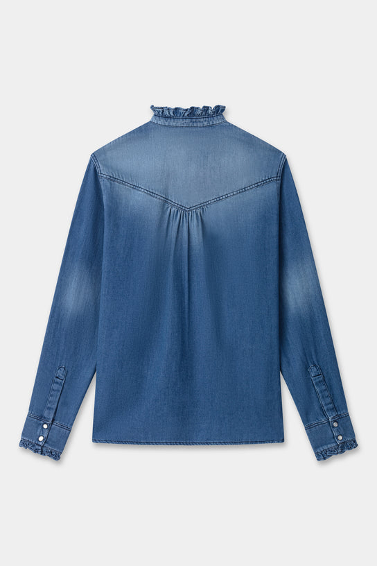 Acquaverde Chemise Gaby En Jean - Light Used