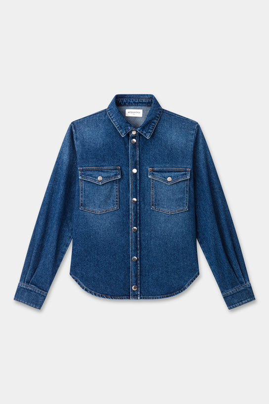 Acquaverde Chemise Topaze En Jean - Worn