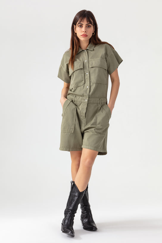 Acquaverde Combi-short Joey - Light Kaki