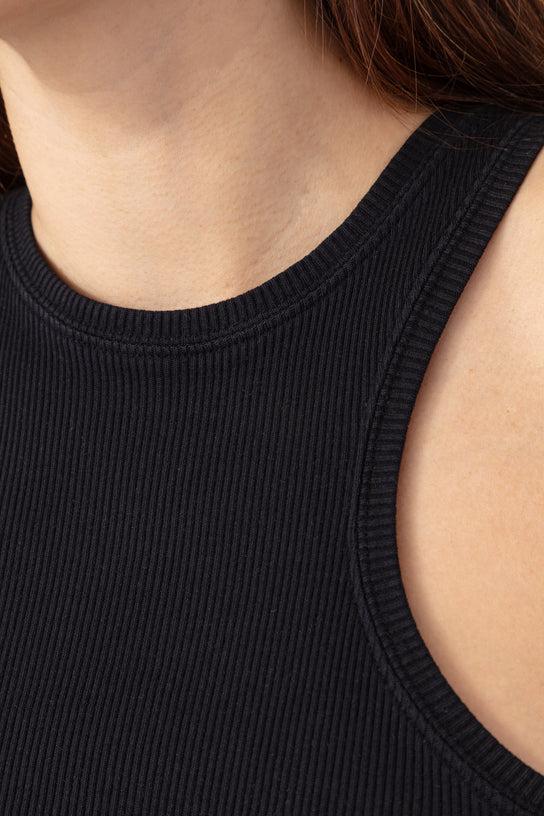 Acquaverde Débardeur En Coton Premium - Black