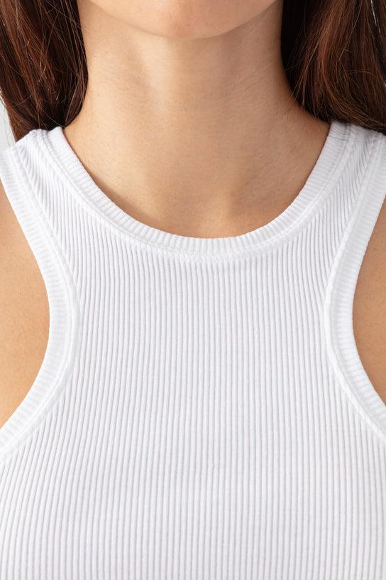 Acquaverde Débardeur En Coton Premium - White