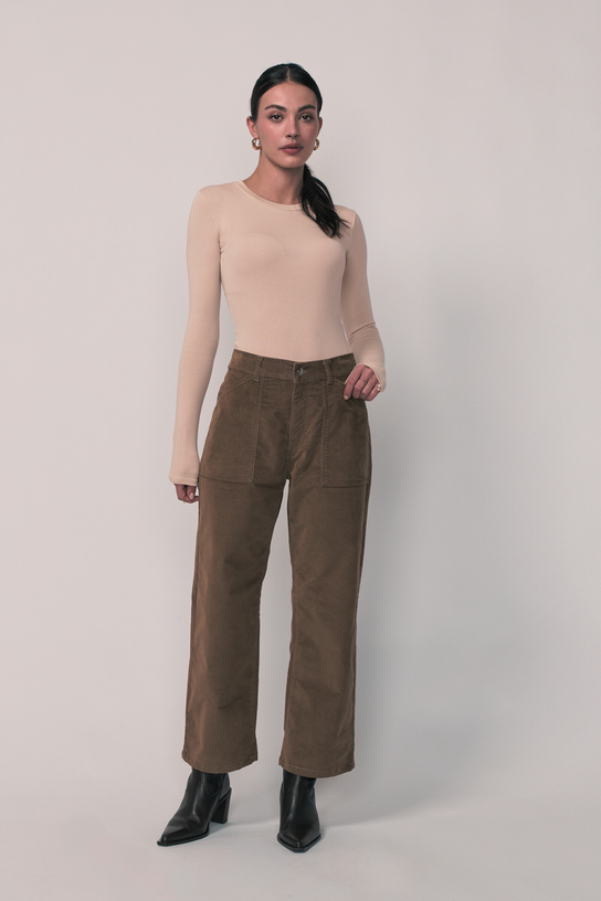 Acquaverde Eddy En Velours Velvet - Tabac