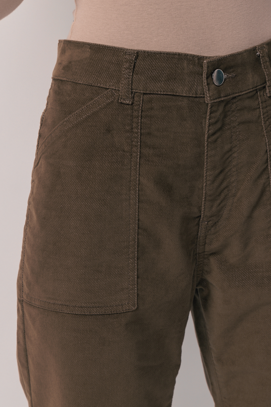 Acquaverde Eddy En Velours Velvet - Tabac