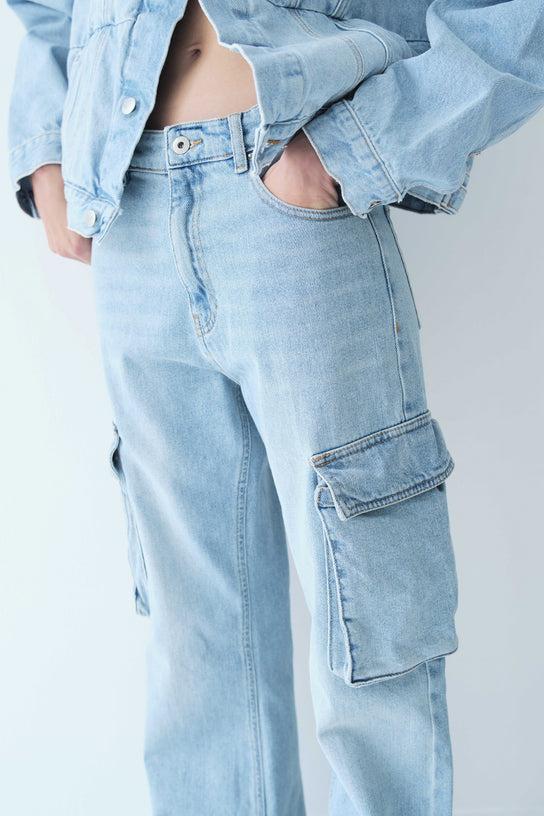 Acquaverde Jean Battle - Used Bleached