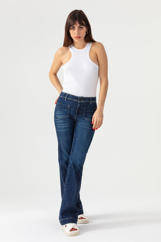 Acquaverde Jean Charlotte - Dark Wash