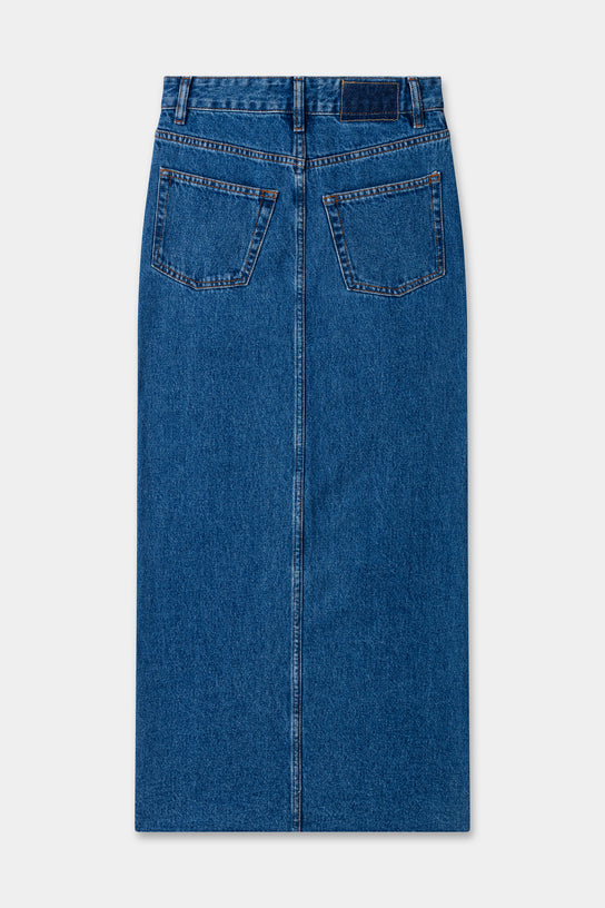 Acquaverde Jupe En Jean Harlow - Vintage Worn