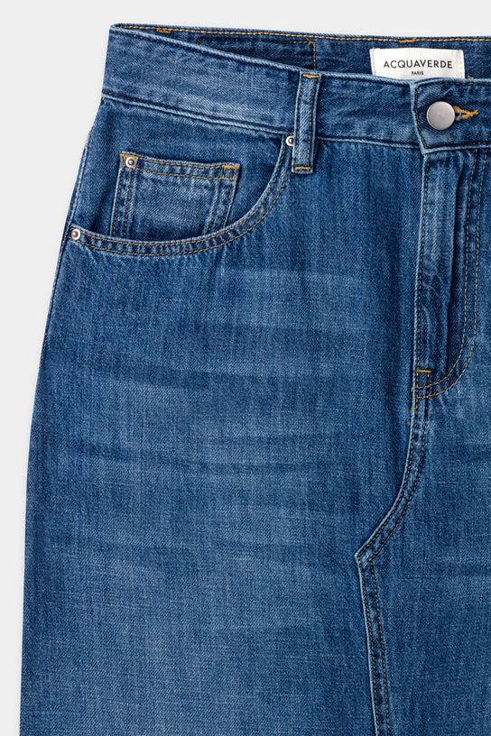 Acquaverde Jupe En Jean Silva - Worn