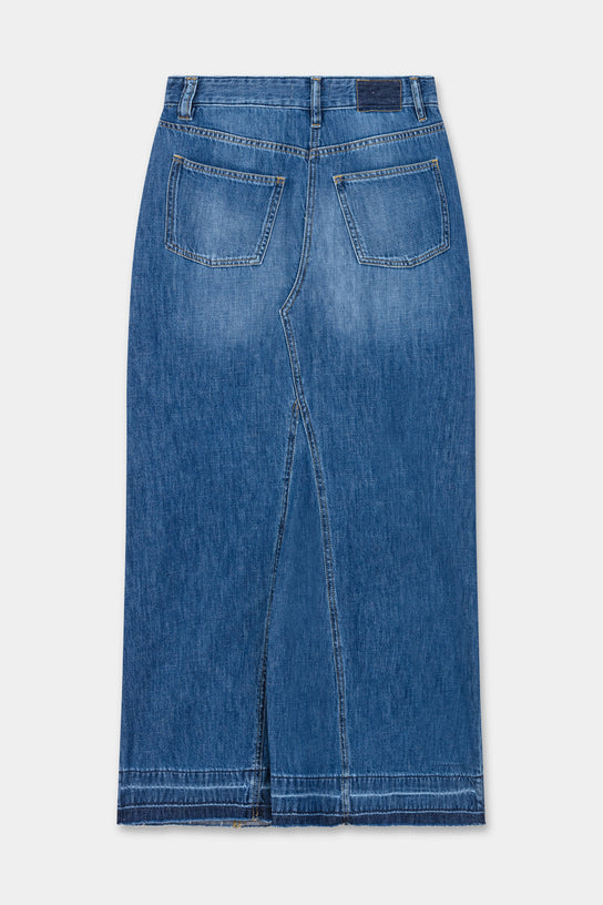 Acquaverde Jupe En Jean Silva - Worn