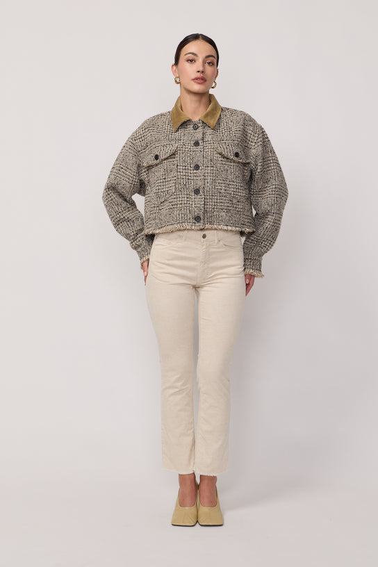 Acquaverde Pantalon Cara En Velours - Natural