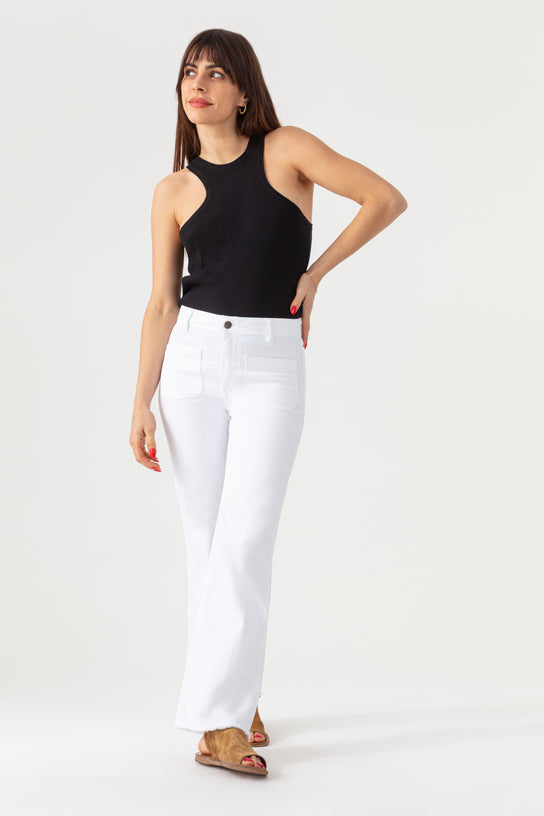 Acquaverde Pantalon Carlotta - White