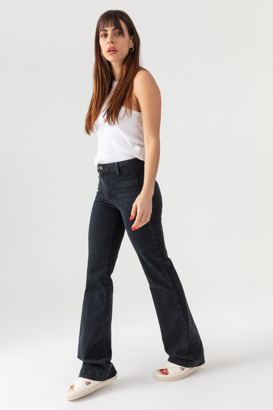 Acquaverde Pantalon Charlotte - Black Stone