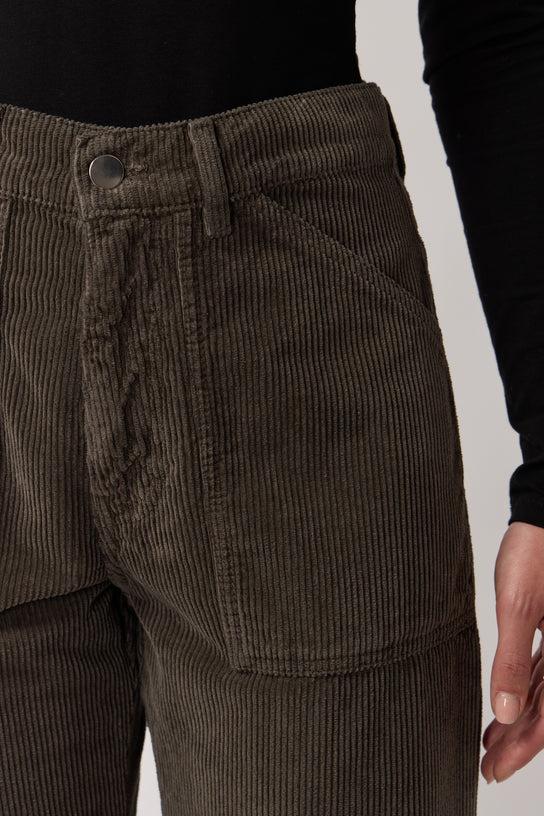 Acquaverde Pantalon Eddy En Velours - Mousse