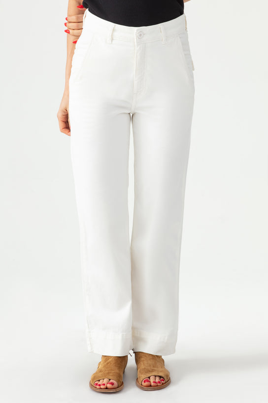 Acquaverde Pantalon Paltrow - Off White