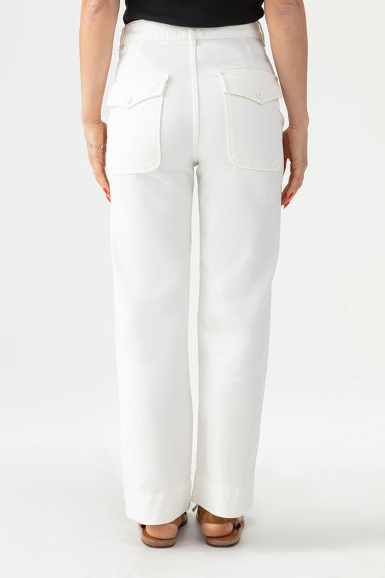 Acquaverde Pantalon Paltrow - Off White