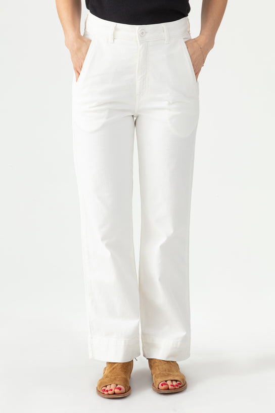 Acquaverde Pantalon Paltrow - Off White