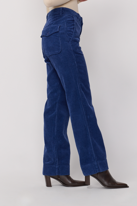 Acquaverde Pantalon Paltrow Velours - Poseidon
