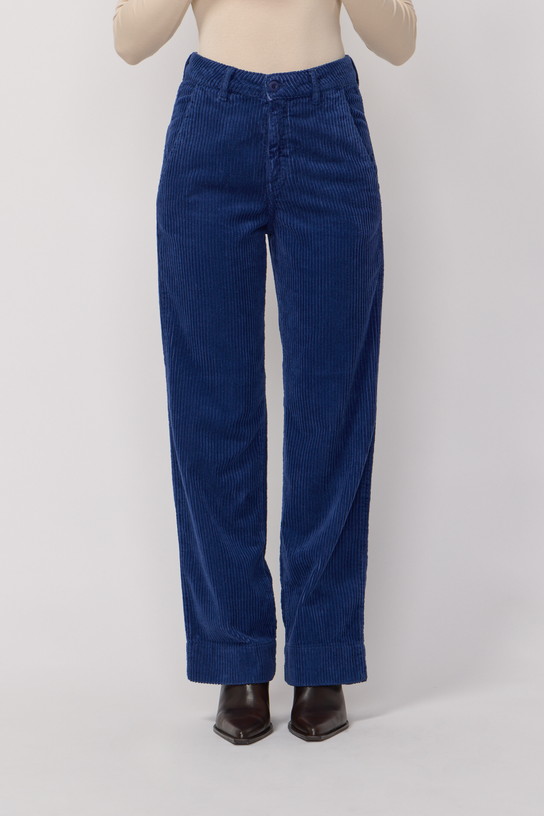 Acquaverde Pantalon Paltrow Velours - Poseidon