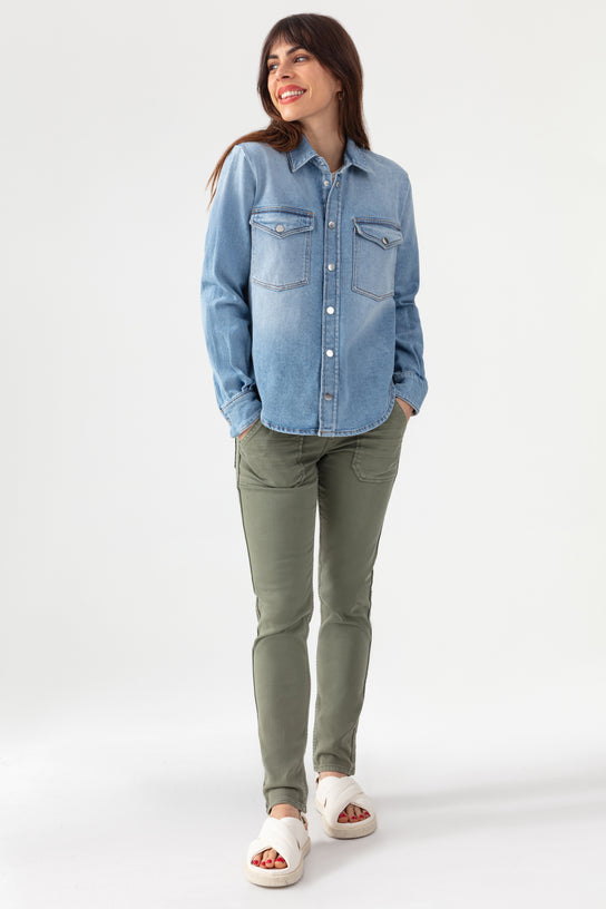 Acquaverde Pantalon Pierce - Military Kaki