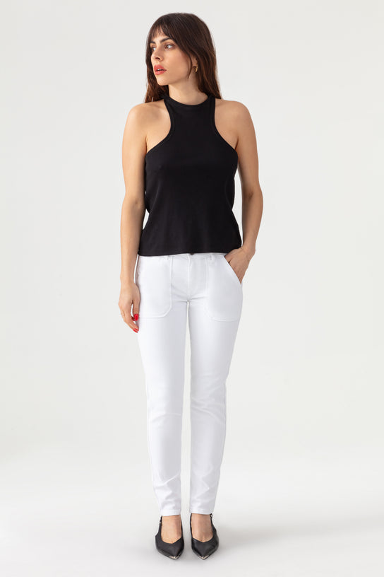 Acquaverde Pantalon Pierce - White