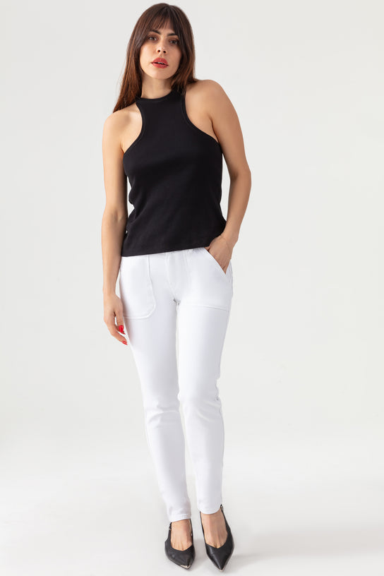 Acquaverde Pantalon Pierce - White