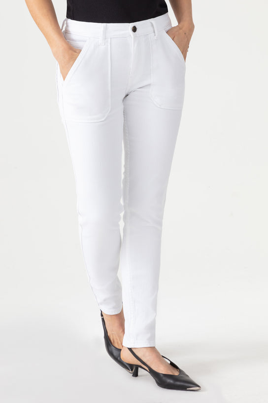 Acquaverde Pantalon Pierce - White