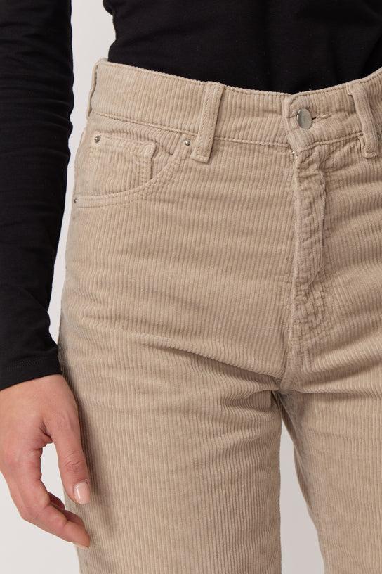 Acquaverde Pantalon Richie En Velours - Beige