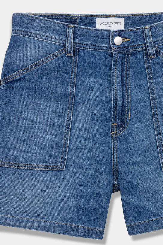 Acquaverde Short Mary En Jean - Worn