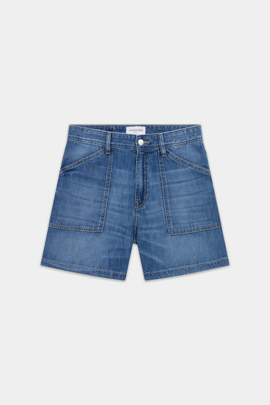 Acquaverde Short Mary En Jean - Worn