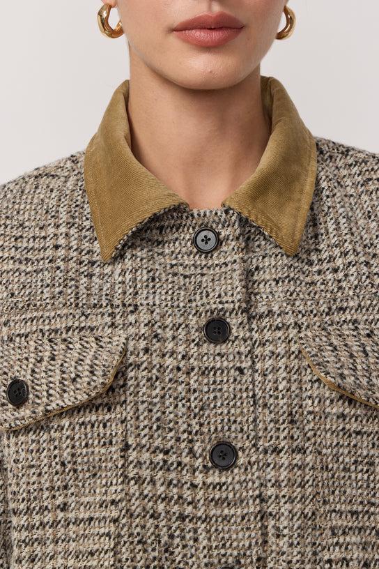 Acquaverde Veste Esmée En Tweed à Carreaux