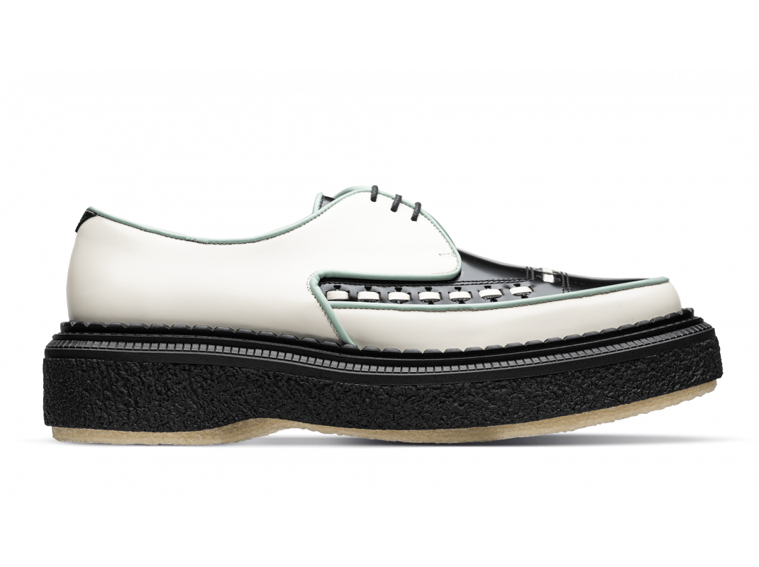 adieu paris Type 101 Homme - Ivoire noir et pistache