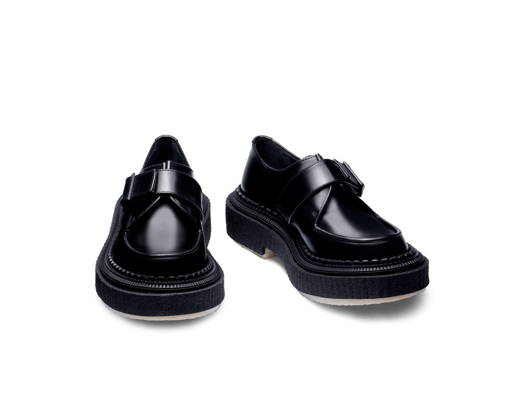 Adieu Paris Type 136 Semelle Crêpe Femme - Noir