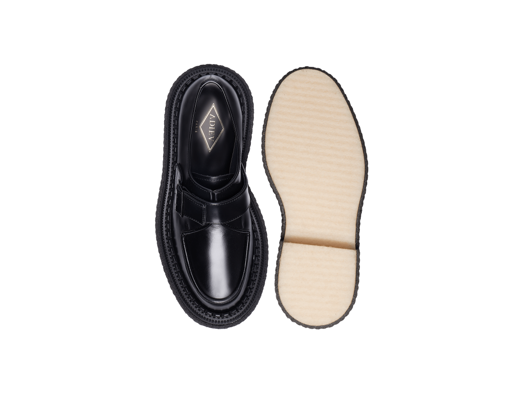 Adieu Paris Type 136 Semelle Crêpe Femme - Noir