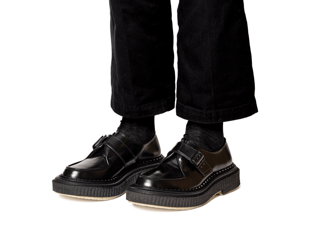 Adieu Paris Type 136 Semelle Crêpe Homme - Noir