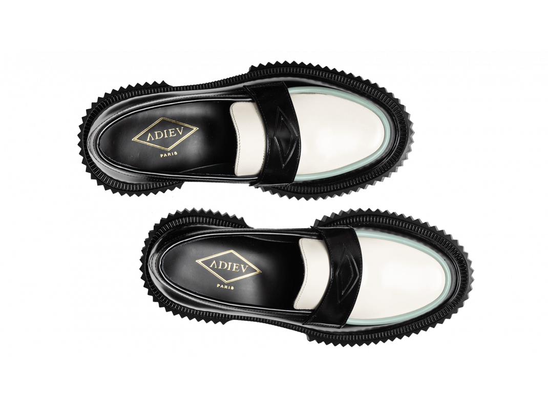 Adieu Paris Type 182 Femme - Noir Ivoire Pistache