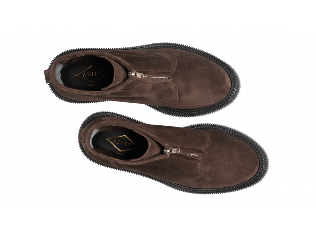 Adieu Paris Type 197 Homme - Daim Terre Foncée