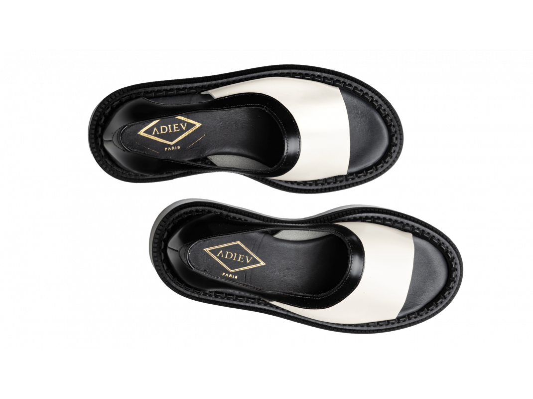 Adieu Paris Type 200 Femme - Ivoire Et Noir