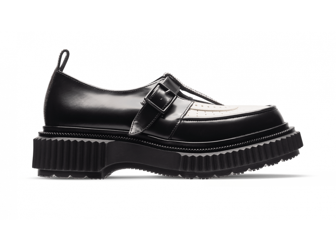 adieu paris Type 204 Femme - Noir ivoire et bordeaux