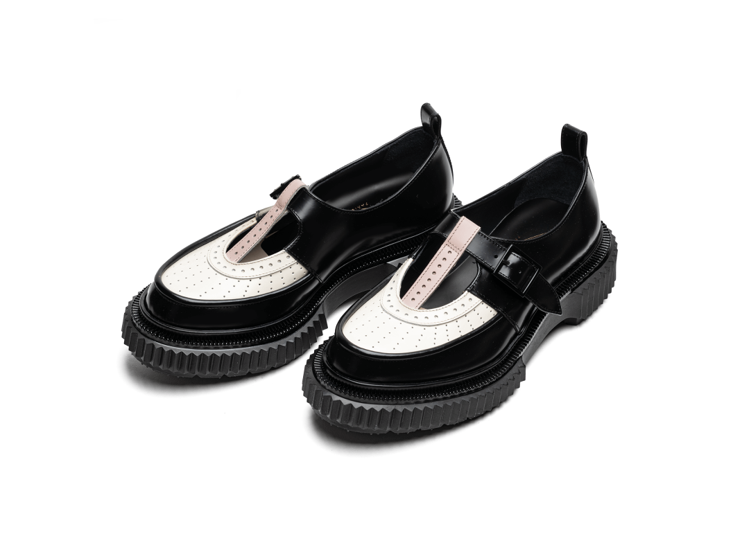 Adieu Paris Type 204 Homme - Noir Ivoire Et Rose