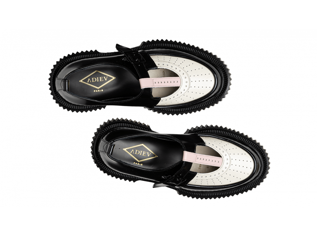 Adieu Paris Type 204 Homme - Noir Ivoire Et Rose