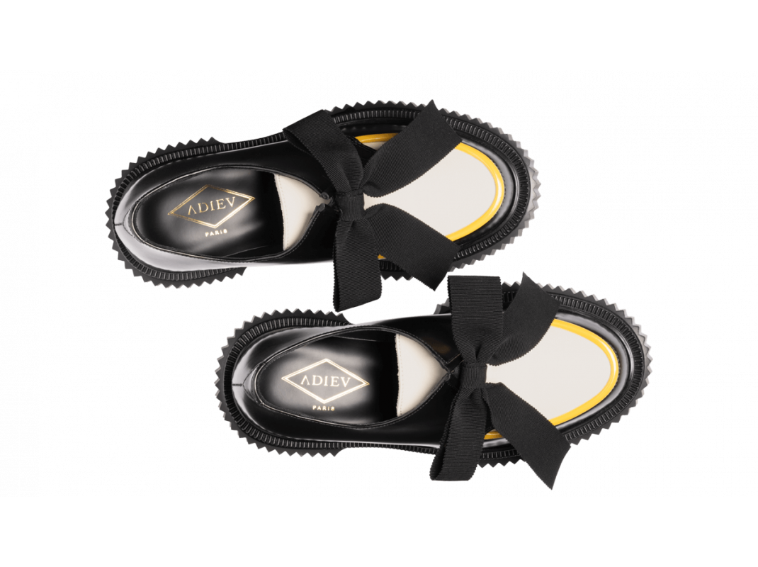 Adieu Paris Type 205 Homme - Noir Ivoire Et Jaune
