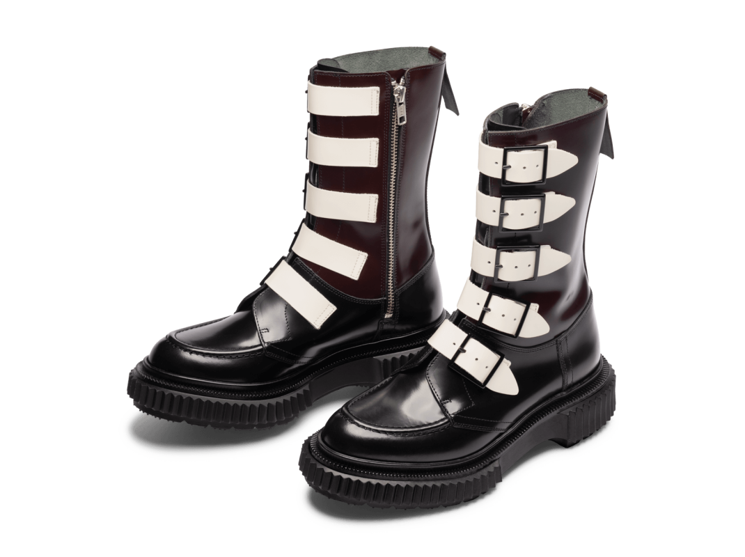 Adieu Paris Type 208 Homme - Noir Bordeaux Et Ivoire