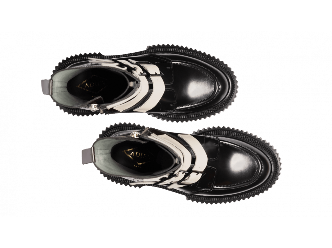 Adieu Paris Type 208 Homme - Noir Bordeaux Et Ivoire