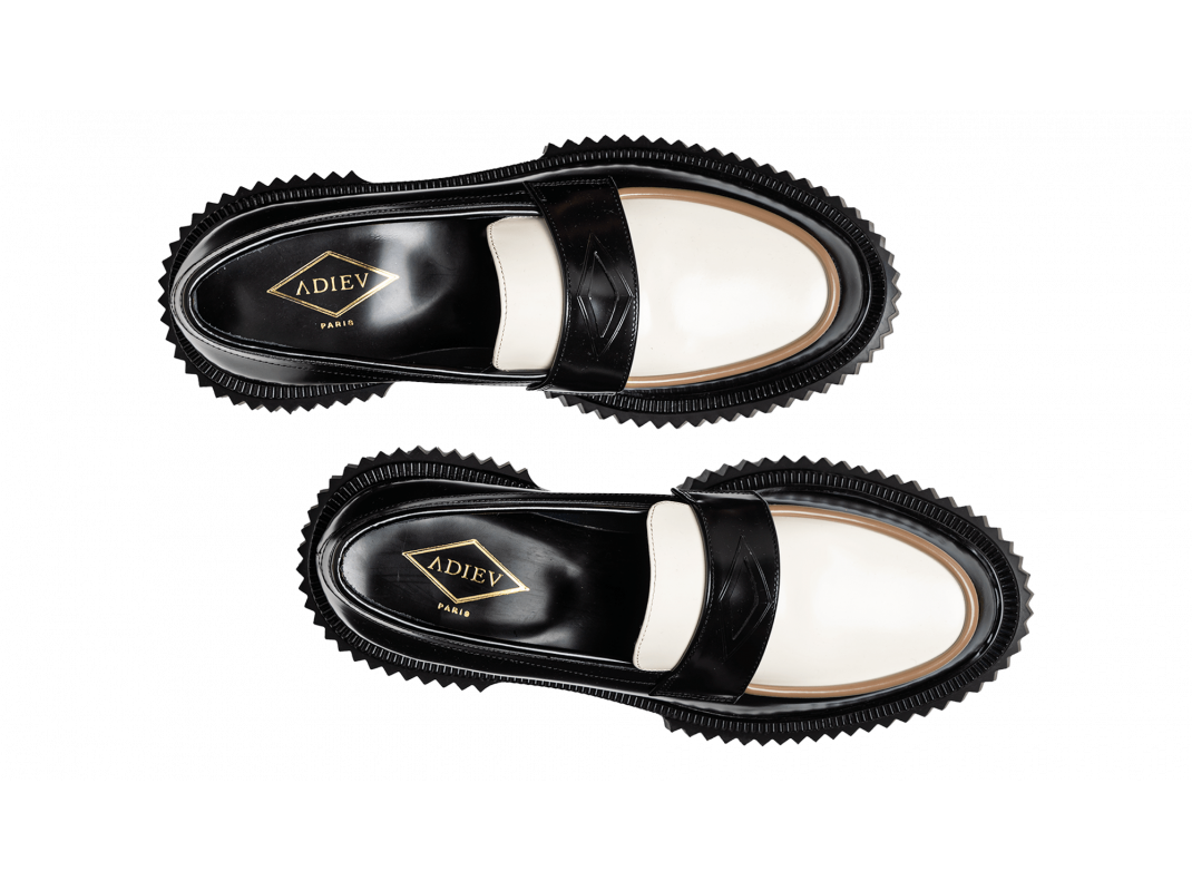 Adieu Paris Type 182 Homme - Noir Ivoire Et Cappuccino