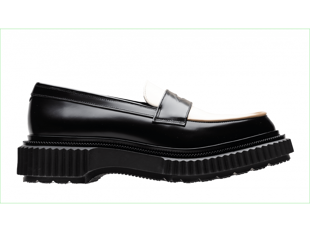 adieu paris Type 182 Homme - Noir ivoire et cappuccino