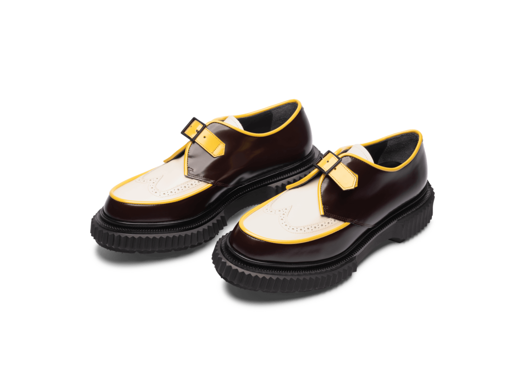 Adieu Paris Type 198 Homme - Bordeaux Ivoire Et Jaune