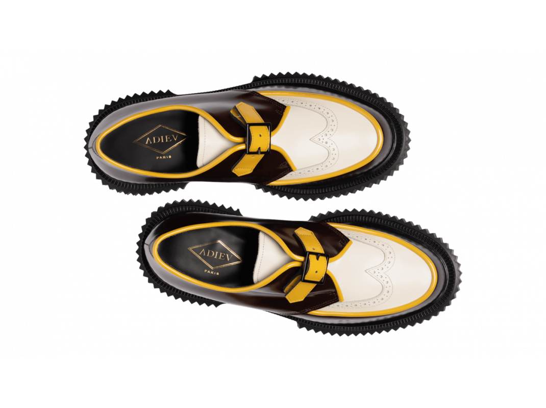 Adieu Paris Type 198 Homme - Bordeaux Ivoire Et Jaune