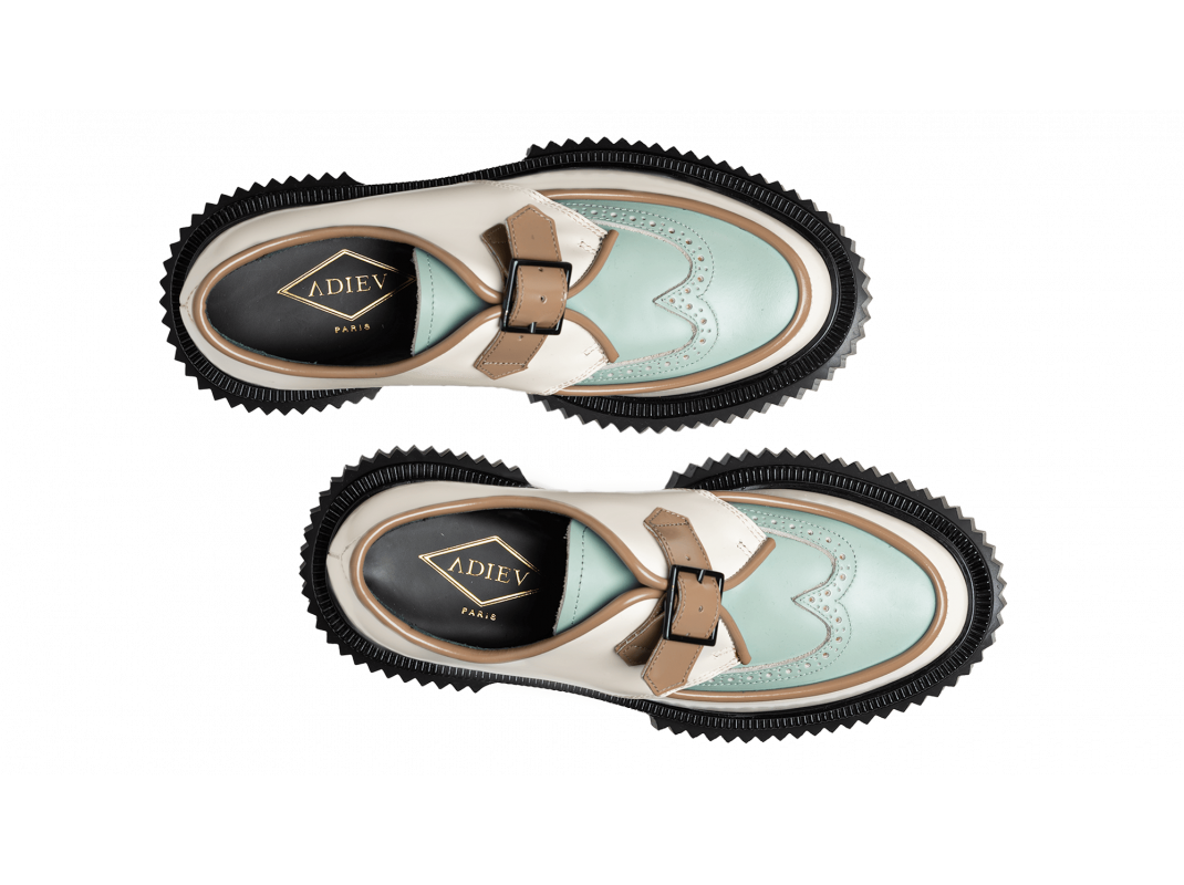 Adieu Paris Type 198 Homme - Ivoire Cappuccino Et Pistache