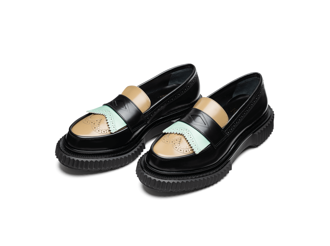 Adieu Paris Type 203 Femme - Noir Ivoire Et Cappuccino